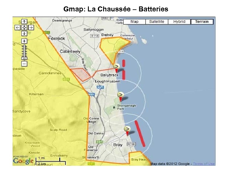 Gmap: La Chaussée – Batteries 