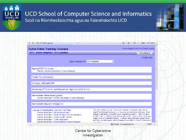 Centre for Cybercrime Investigation 