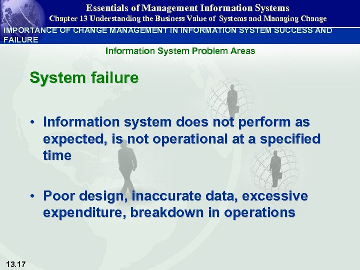 Essentials of Management Information Systems Chapter 13 Understanding the Business Value of Systems and