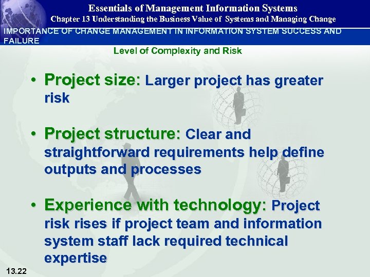 Essentials of Management Information Systems Chapter 13 Understanding the Business Value of Systems and