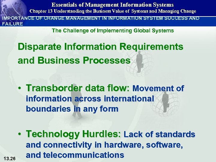 Essentials of Management Information Systems Chapter 13 Understanding the Business Value of Systems and