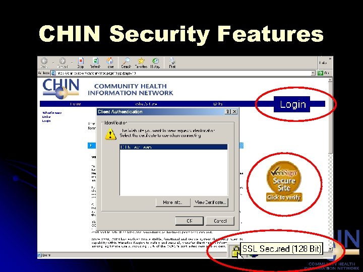 CHIN Security Features 