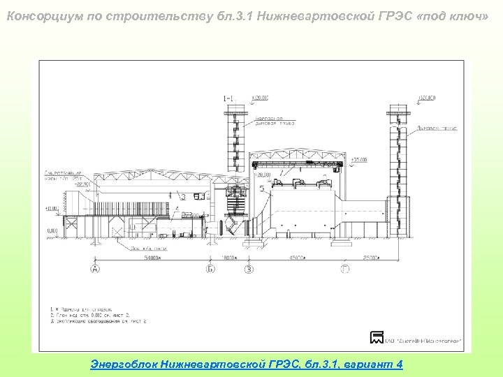 Консорциум по строительству бл. 3. 1 Нижневартовской ГРЭС «под ключ» Энергоблок Нижневартовской ГРЭС, бл.