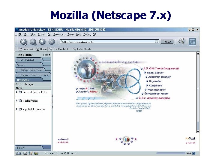 Mozilla (Netscape 7. x) 