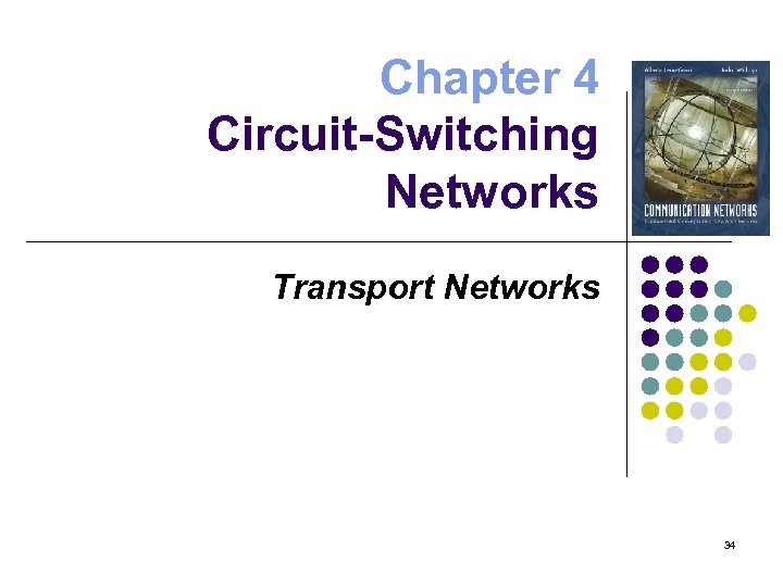 Chapter 4 Circuit-Switching Networks Transport Networks 34 