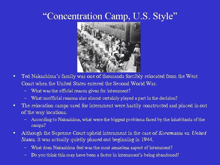 “Concentration Camp, U. S. Style” • Ted Nakashima’s family was one of thousands forcibly