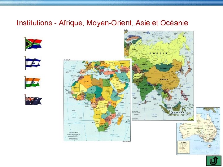 Institutions - Afrique, Moyen-Orient, Asie et Océanie 
