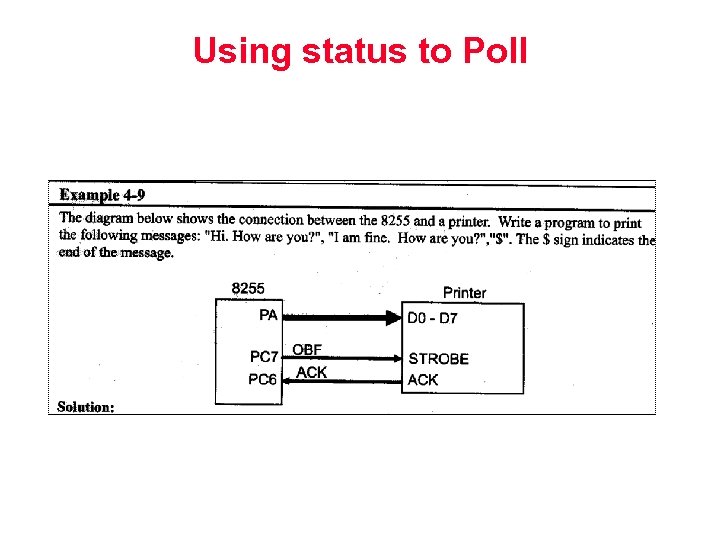 Using status to Poll 