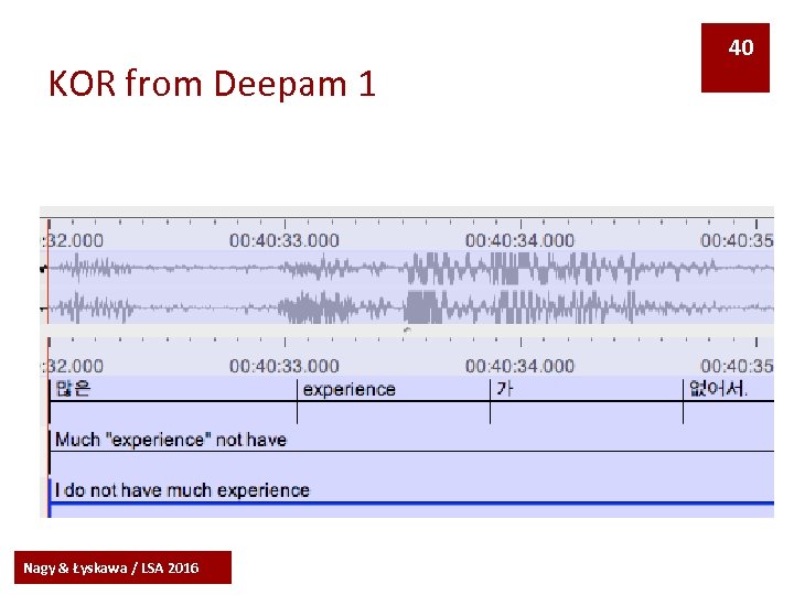 KOR from Deepam 1 Nagy & Łyskawa / LSA 2016 40 