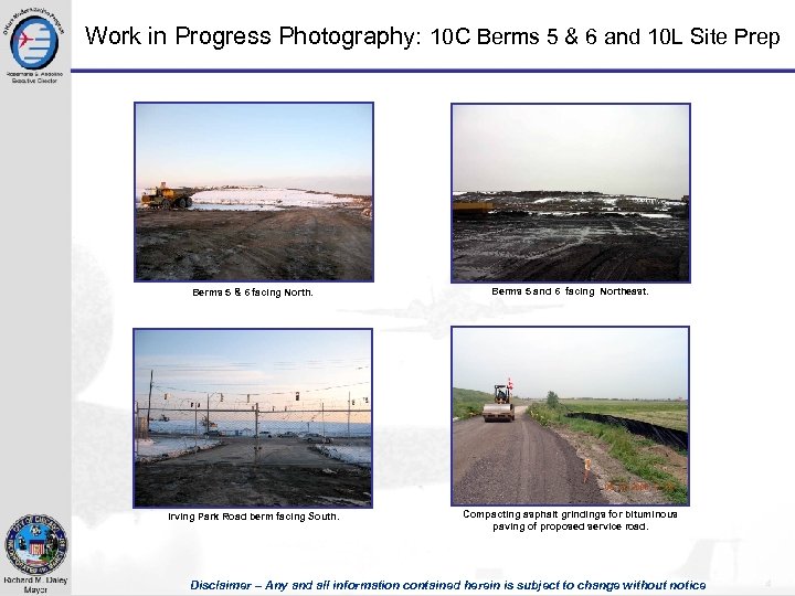 Work in Progress Photography: 10 C Berms 5 & 6 and 10 L Site