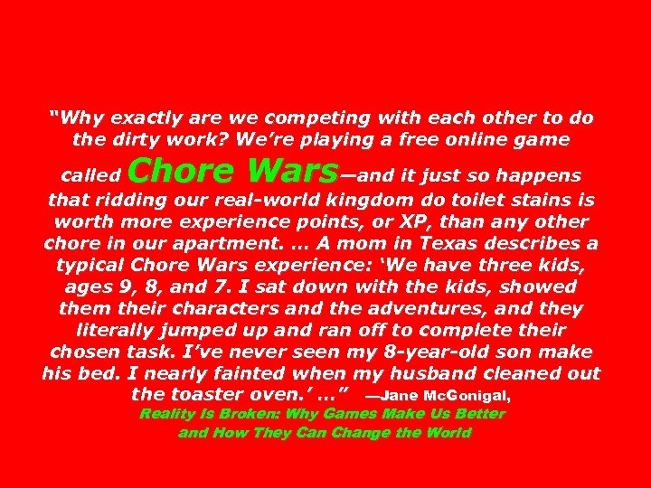 “Why exactly are we competing with each other to do the dirty work? We’re