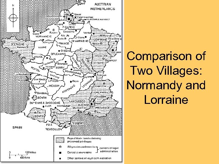 Comparison of Two Villages: Normandy and Lorraine 