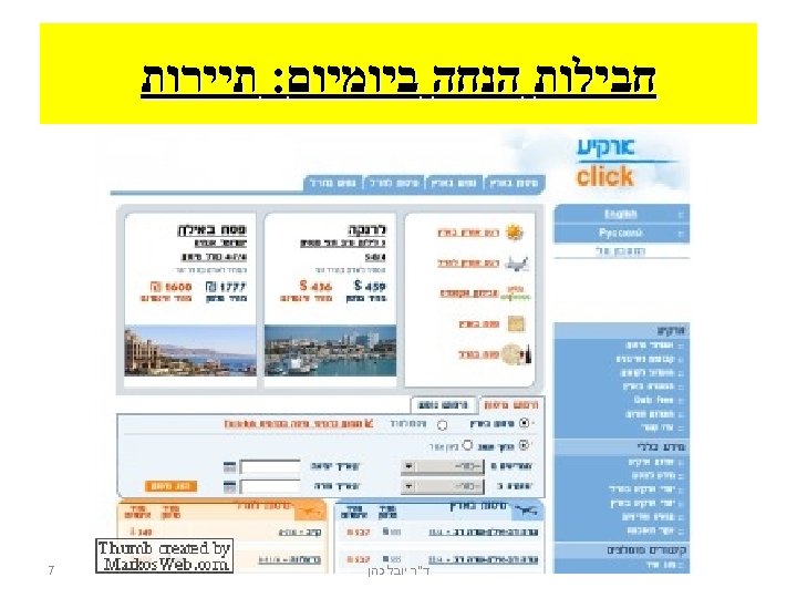  חבילות הנחה ביומיום: תיירות ד