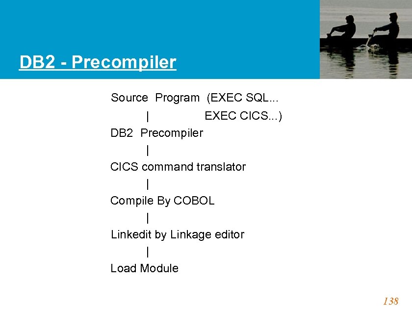 DB 2 - Precompiler Source Program (EXEC SQL. . . | EXEC CICS. .