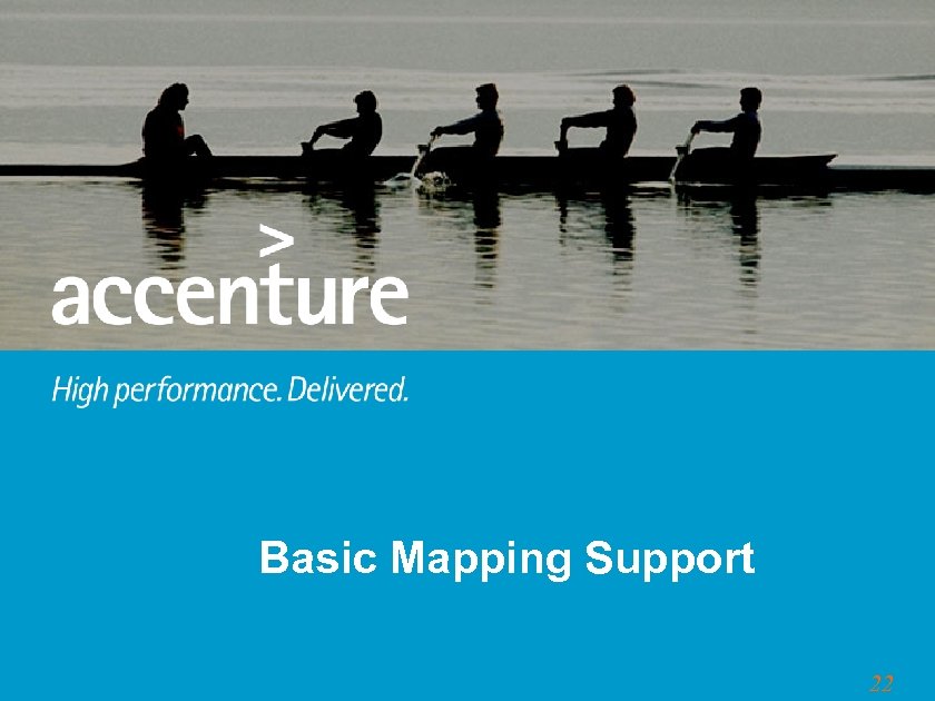 Basic Mapping Support 22 