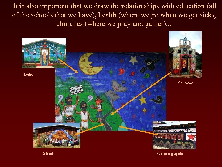  It is also important that we draw the relationships with education (all of