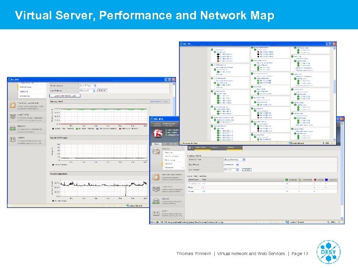 Virtual Server, Performance and Network Map Thomas Finnern | Virtual Network and Web Services