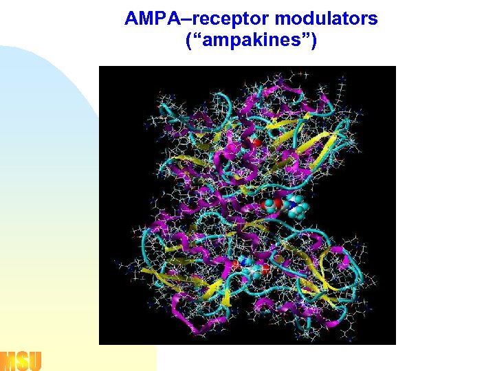 AMPA–receptor modulators (“ampakines”) 