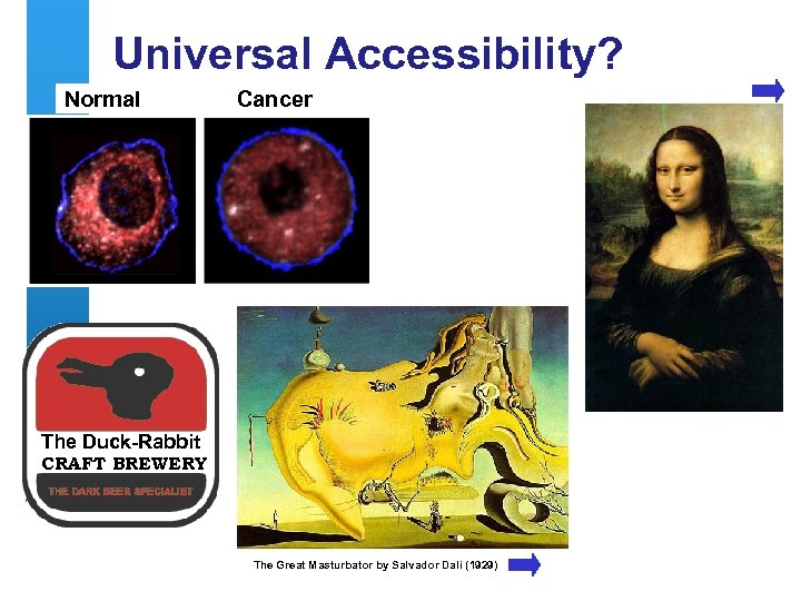 Universal Accessibility? Normal Cancer The Duck-Rabbit CRAFT BREWERY The Great Masturbator by Salvador Dali