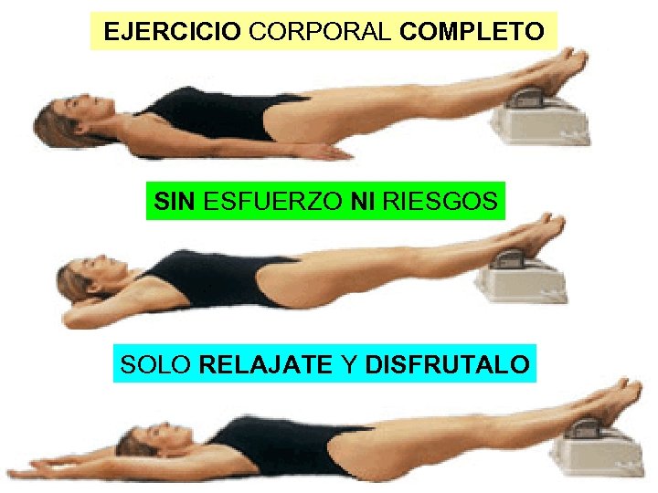 EJERCICIO CORPORAL COMPLETO SIN ESFUERZO NI RIESGOS SOLO RELAJATE Y DISFRUTALO 