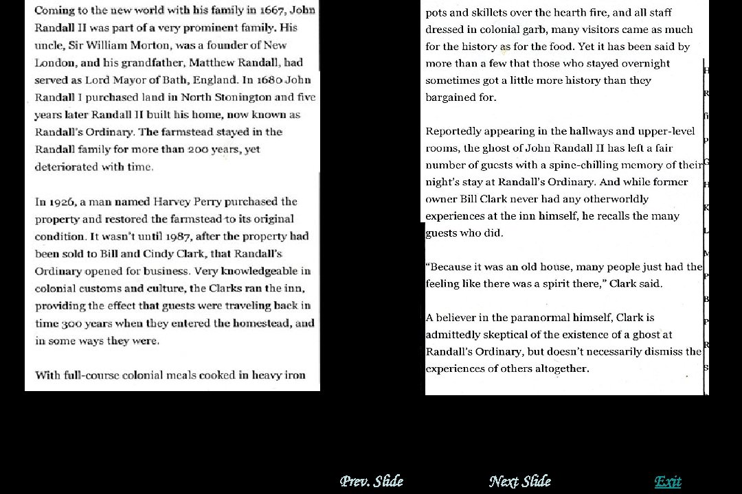 Prev. Slide Next Slide Exit 