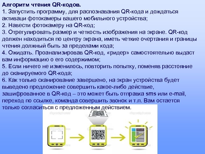 Алгоритм чтения QR-кодов. 1. Запустить программу, для распознавания QR-кода и дождаться активаци фотокамеры вашего