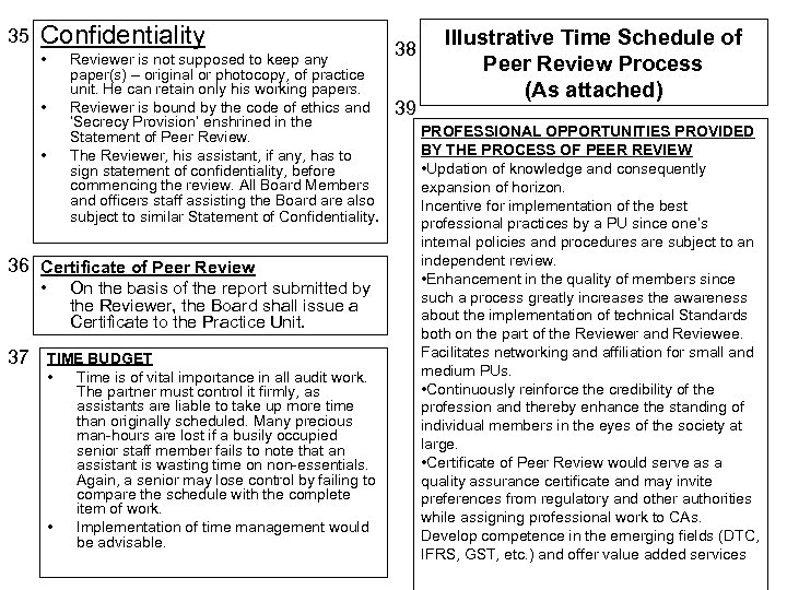 35 Confidentiality • • • Reviewer is not supposed to keep any paper(s) –