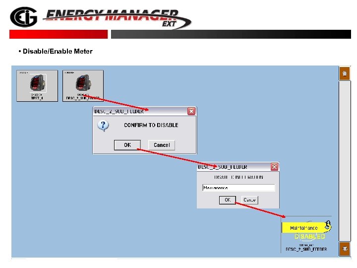  • Disable/Enable Meter 21 