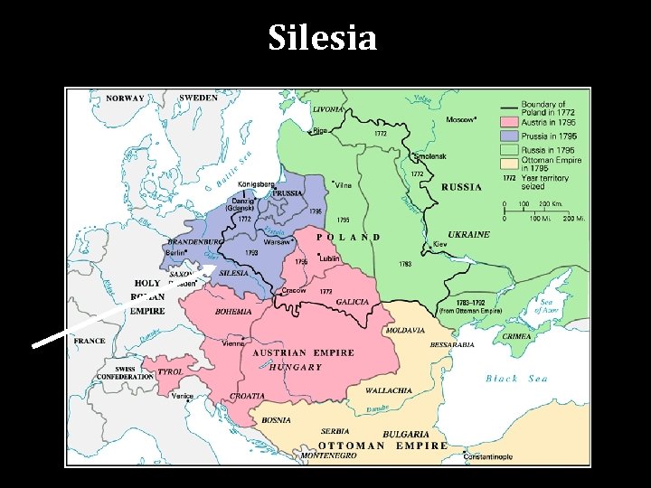 Silesia - 1772 - 1793 - 1795 