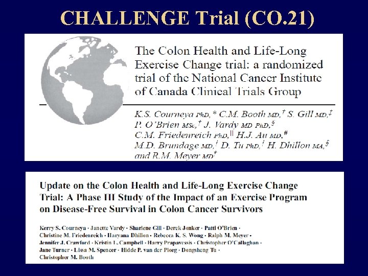 CHALLENGE Trial (CO. 21) 