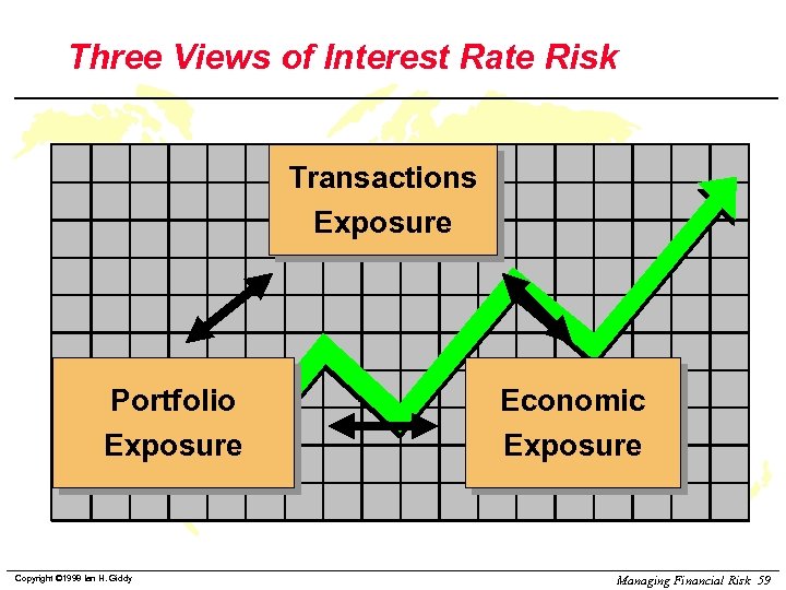 Three Views of Interest Rate Risk Transactions Exposure Portfolio Exposure Copyright © 1998 Ian