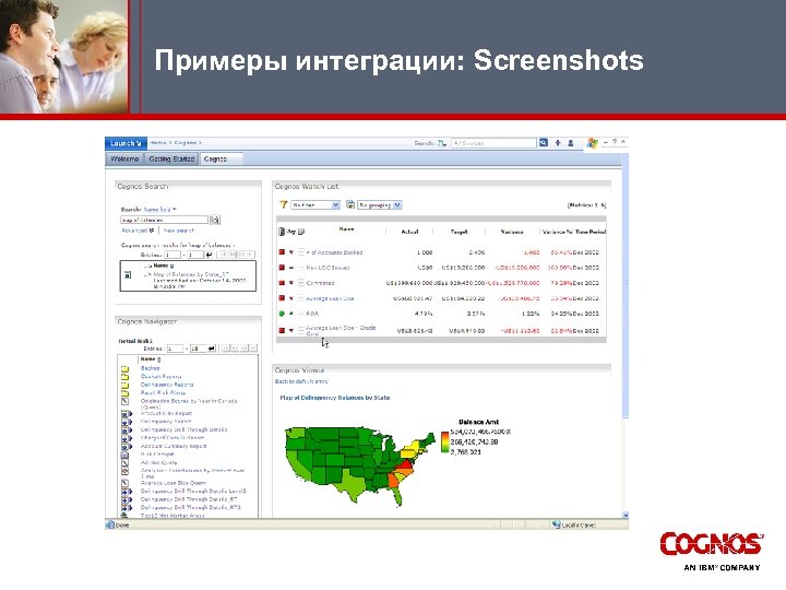 Примеры интеграции: Screenshots 