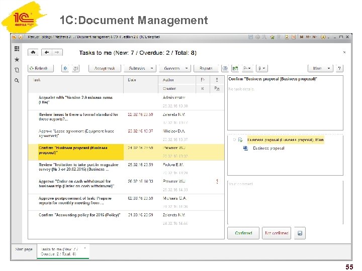 1 C: Document Management 55 