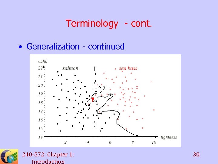 Terminology - cont. • Generalization - continued 240 -572: Chapter 1: Introduction 30 