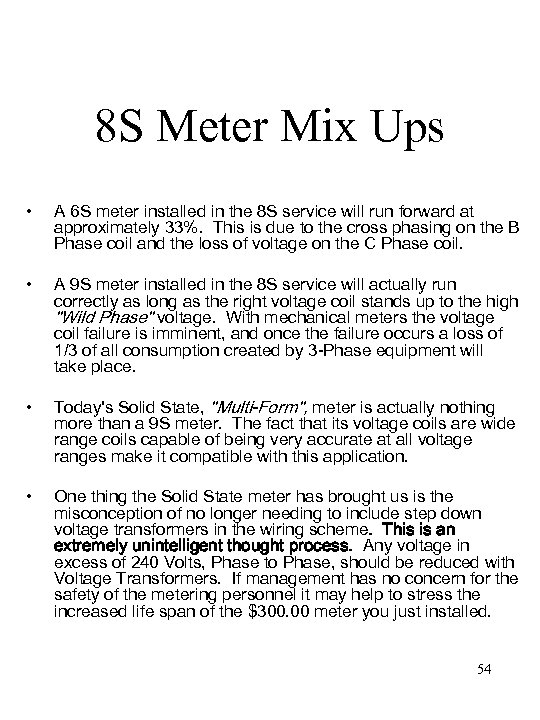 8 S Meter Mix Ups • • A 6 S meter installed in the