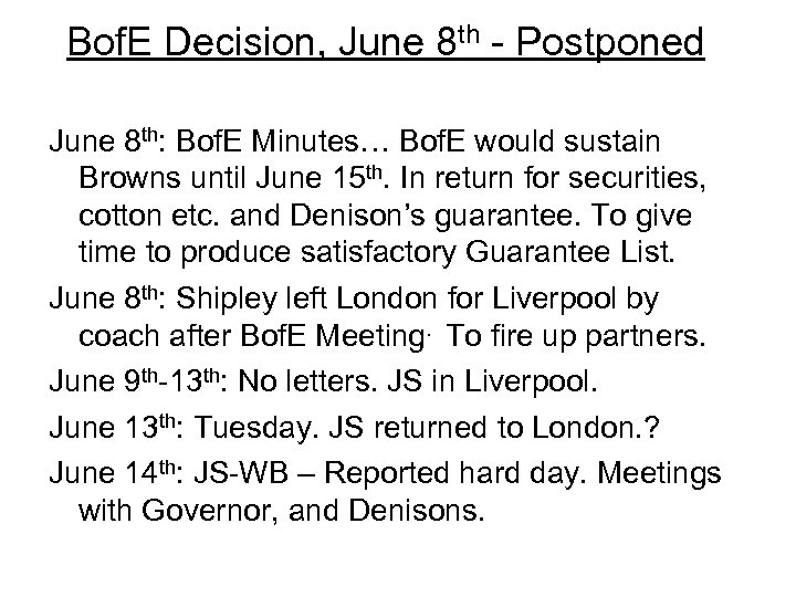 Bof. E Decision, June 8 th - Postponed June 8 th: Bof. E Minutes…