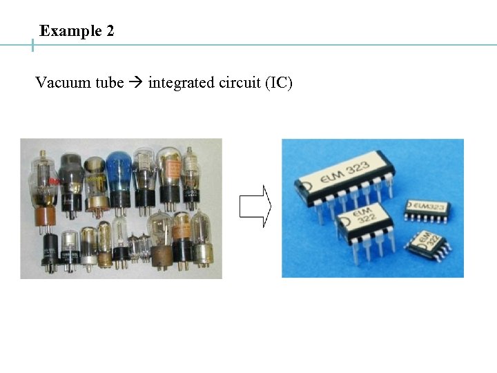 Example 2 Vacuum tube integrated circuit (IC) 