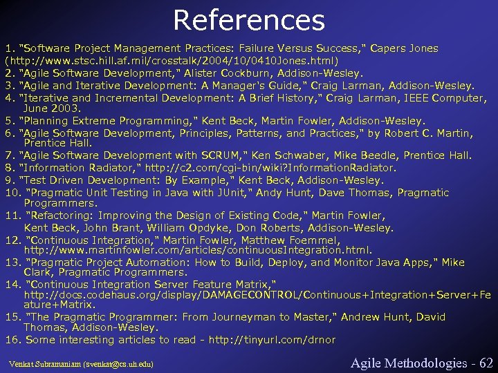 References 1. 