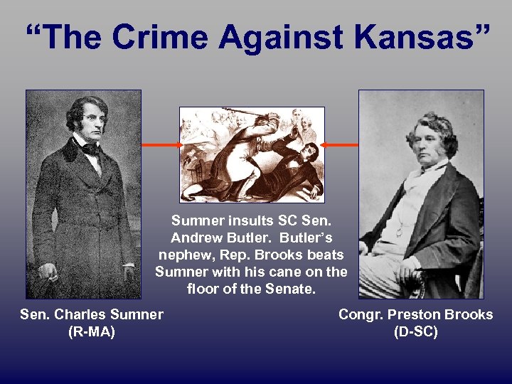 “The Crime Against Kansas” Sumner insults SC Sen. Andrew Butler’s nephew, Rep. Brooks beats