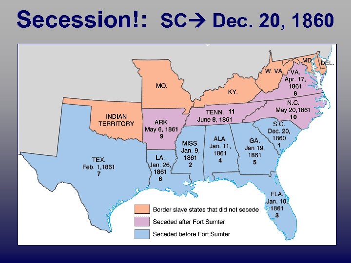 Secession!: SC Dec. 20, 1860 