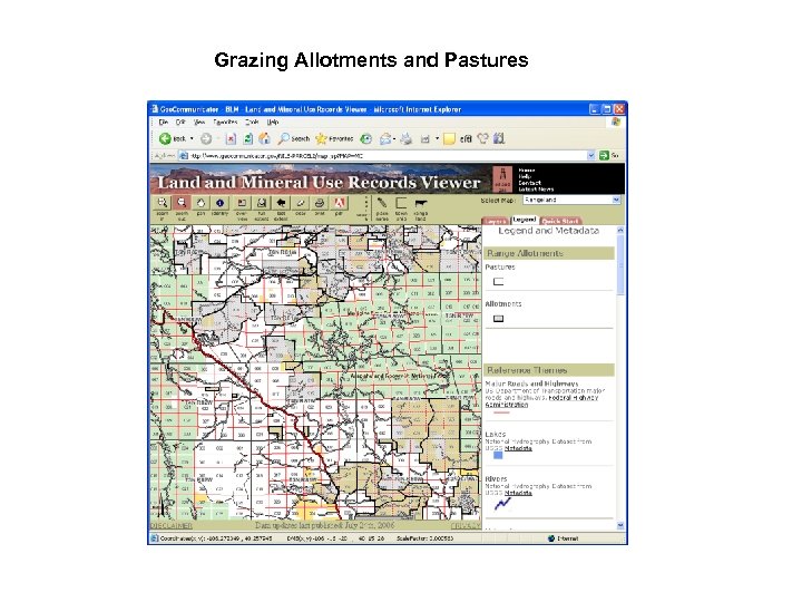 Grazing Allotments and Pastures 