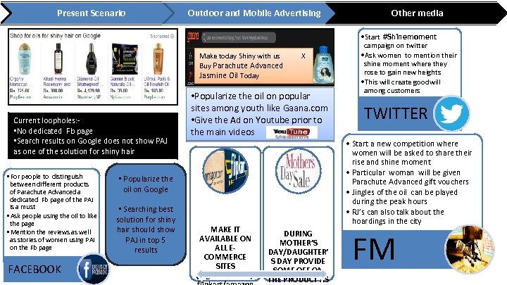 Present Scenario Outdoor and Mobile Advertising Make today Shiny with us X Buy Parachute
