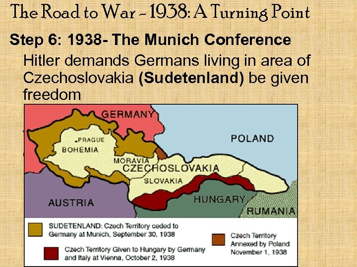 The Road to War - 1938: A Turning Point Step 6: 1938 - The