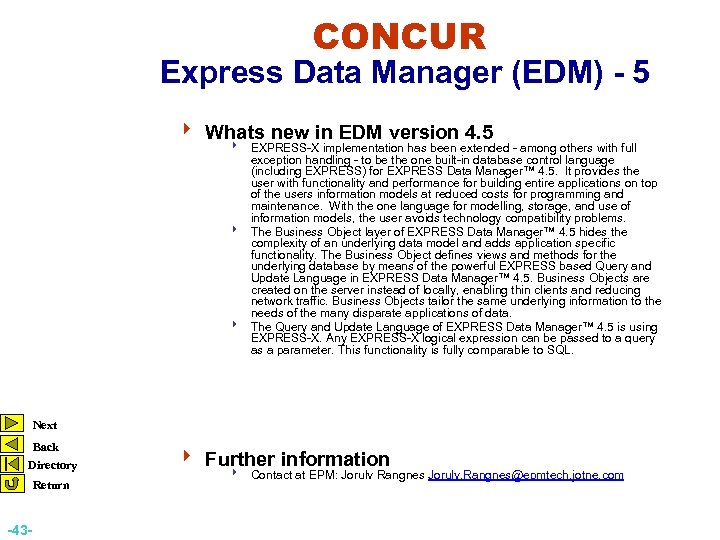 CONCUR Express Data Manager (EDM) - 5 4 Whats new in EDM version 4.