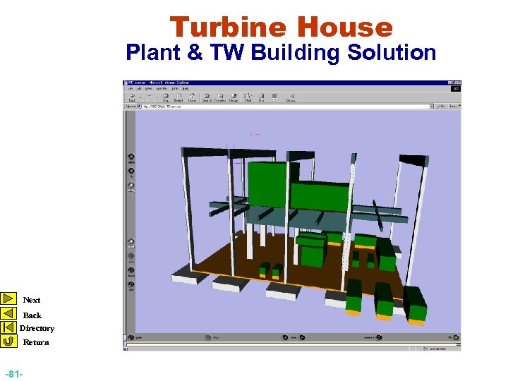 Turbine House Plant & TW Building Solution Next Back Directory Return -81 - 