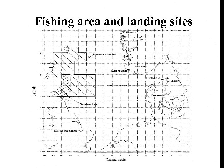 Fishing area and landing sites 