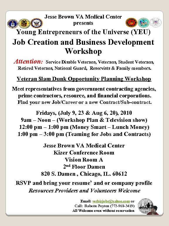 Jesse Brown VA Medical Center presents Young Entrepreneurs