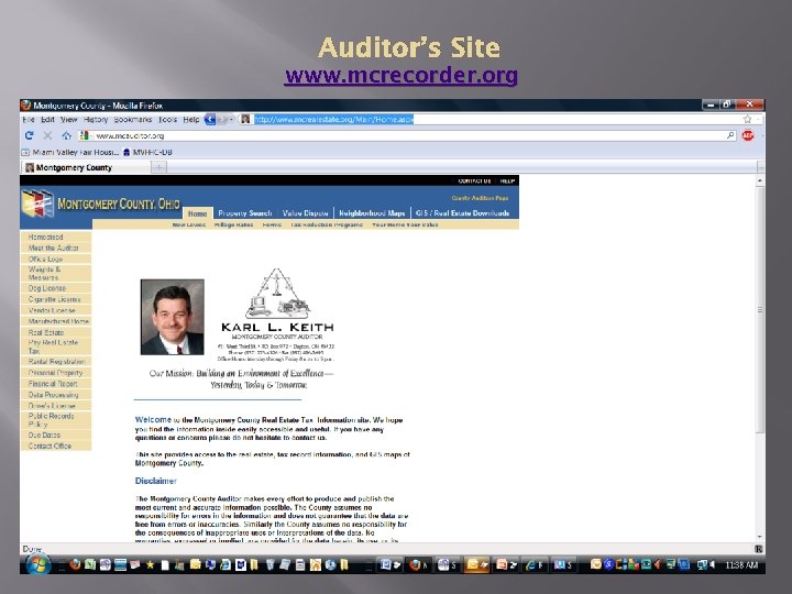 Auditor’s Site www. mcrecorder. org 