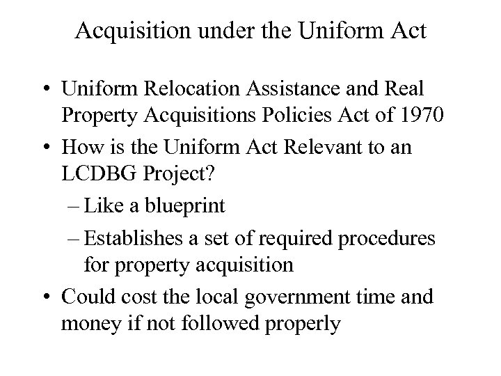 acquisition-under-the-uniform-act-uniform-relocation