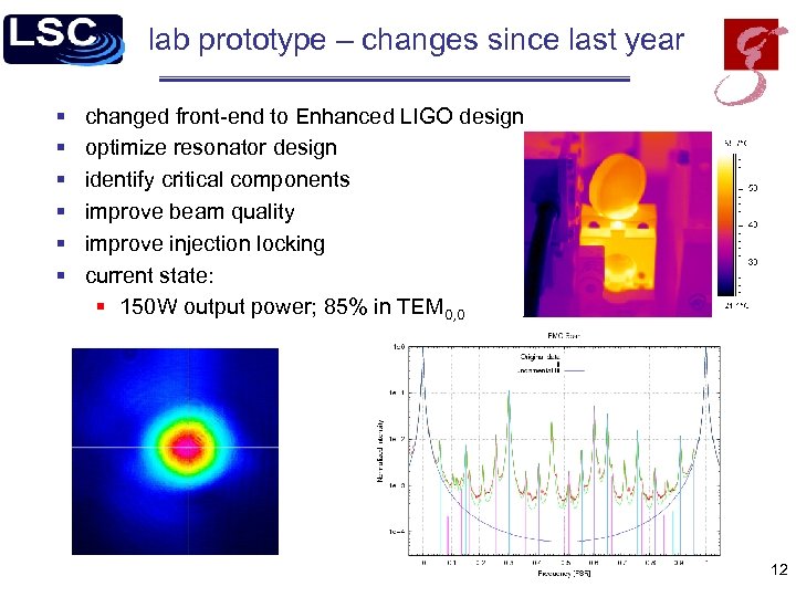 lab prototype – changes since last year § § § changed front-end to Enhanced